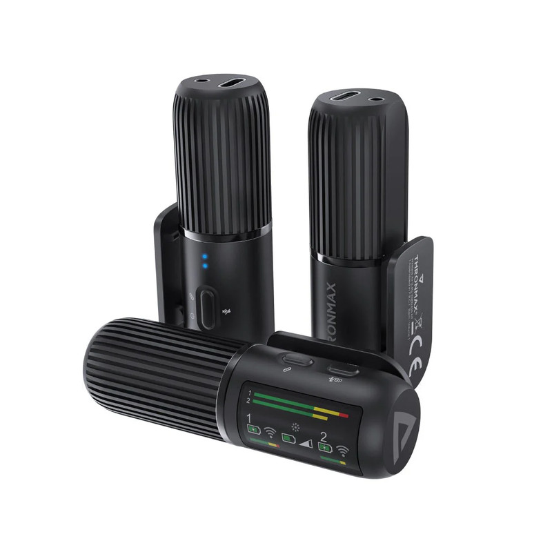Thronmax C2 Space 2.4 Ghz Wireless Microphone - Black - ميكروفون